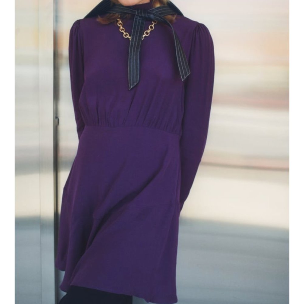 PURPLE DRESS